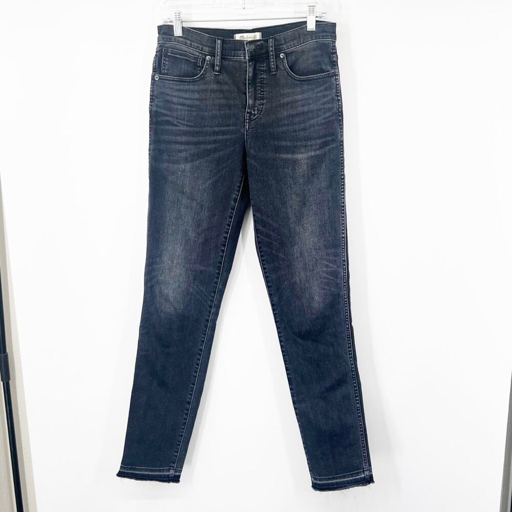 Madewell Slim Straight Jeans in Yates Wash Drop-Hem Edition TALL